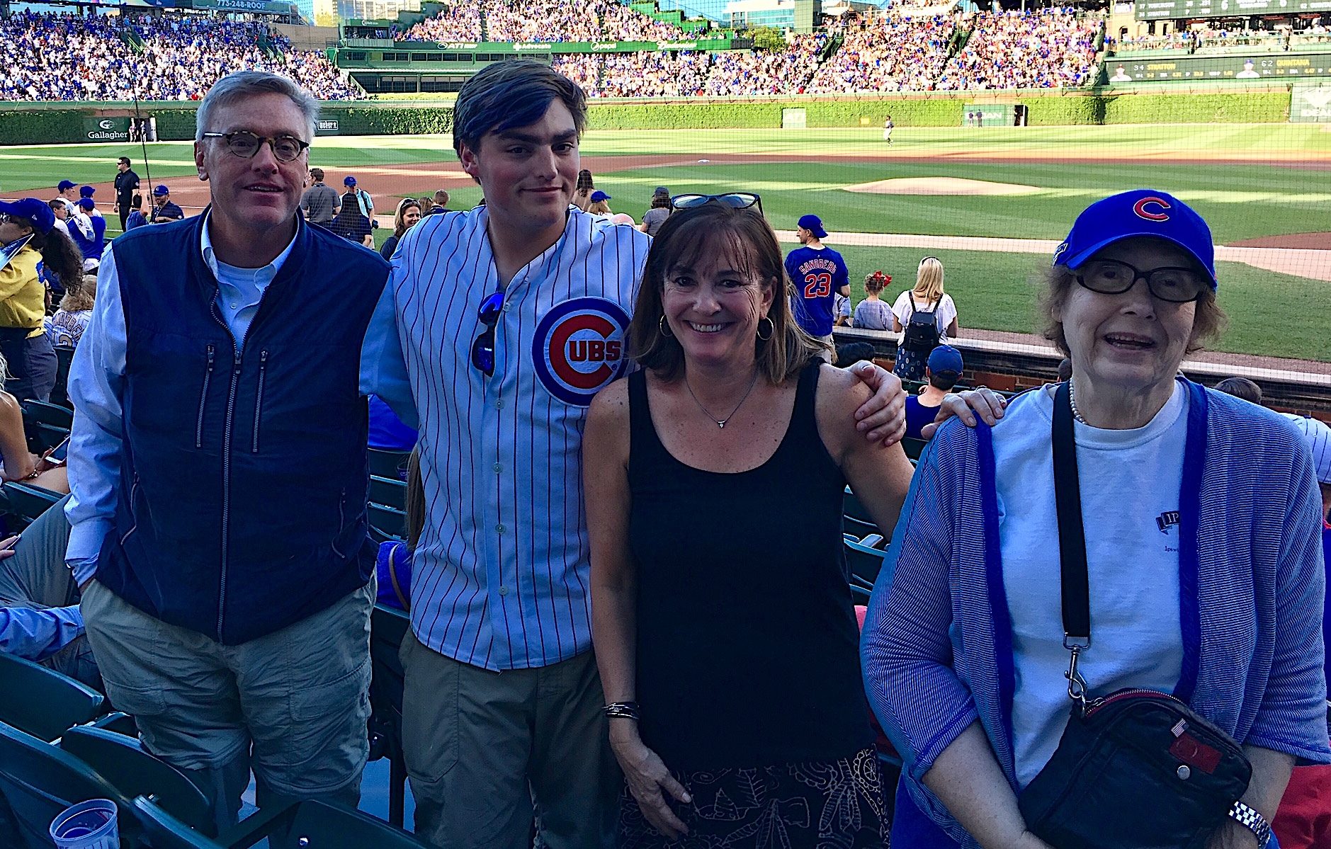 Karen, Cubs Game! Karen Thebeau